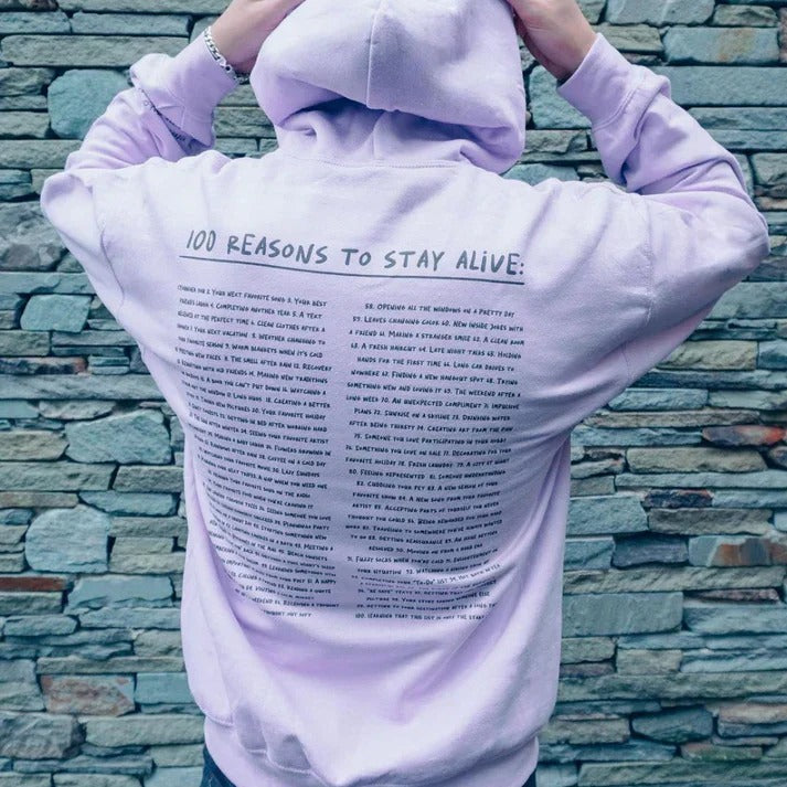 '100 Reasons to Stay Alive' Hoodie