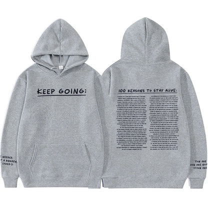 '100 Reasons to Stay Alive' Hoodie