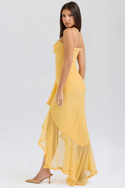 Golden Glow Maxi Dress