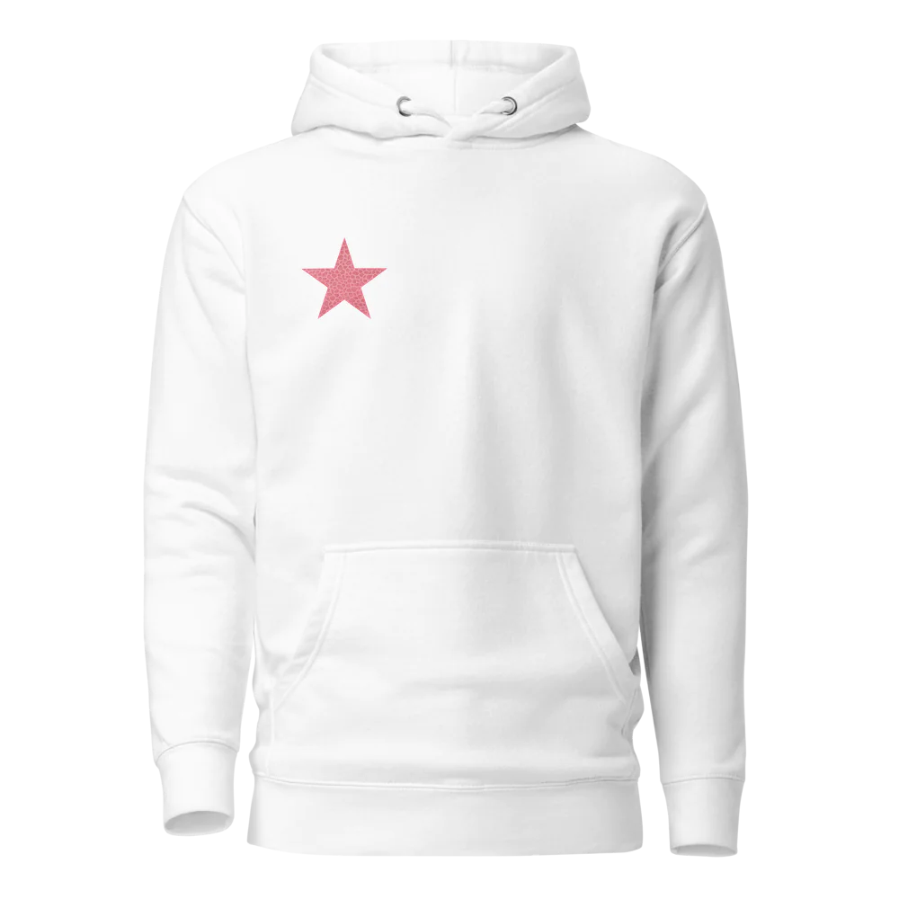 Pink Leopard Star Hoodie