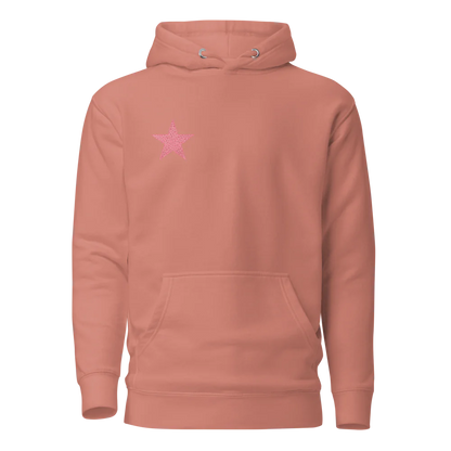 Pink Leopard Star Hoodie