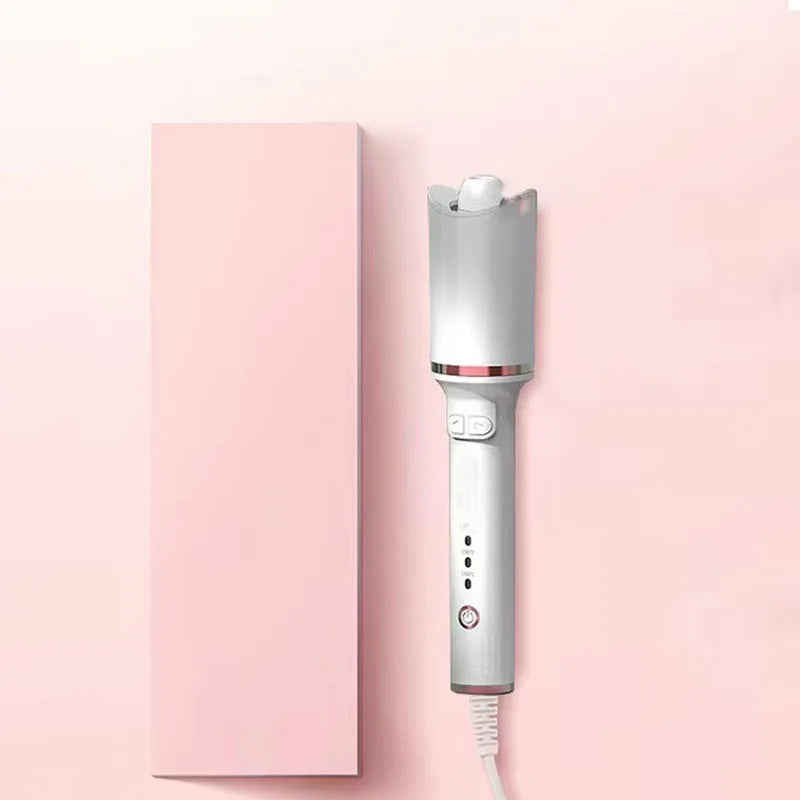 YIBER Rotating Curling Iron Wand Waves Natural Curls Styling Tools Ceramic Curly Automatic Power-Off Hair Curler For Hair Care