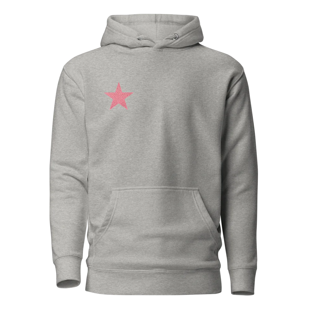 Pink Leopard Star Hoodie