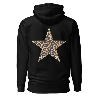 Leopard star hoodie
