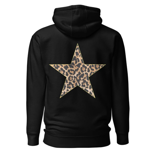 Leopard star hoodie