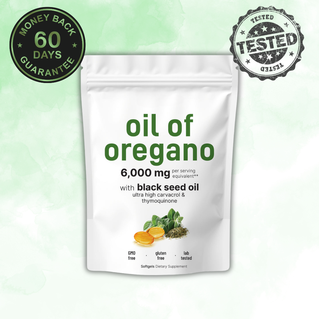 Oregano Oil with Black Seed Oil Softgels
